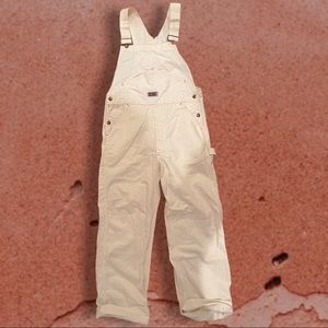Vintage BIG MAC White Carpenter Overalls.